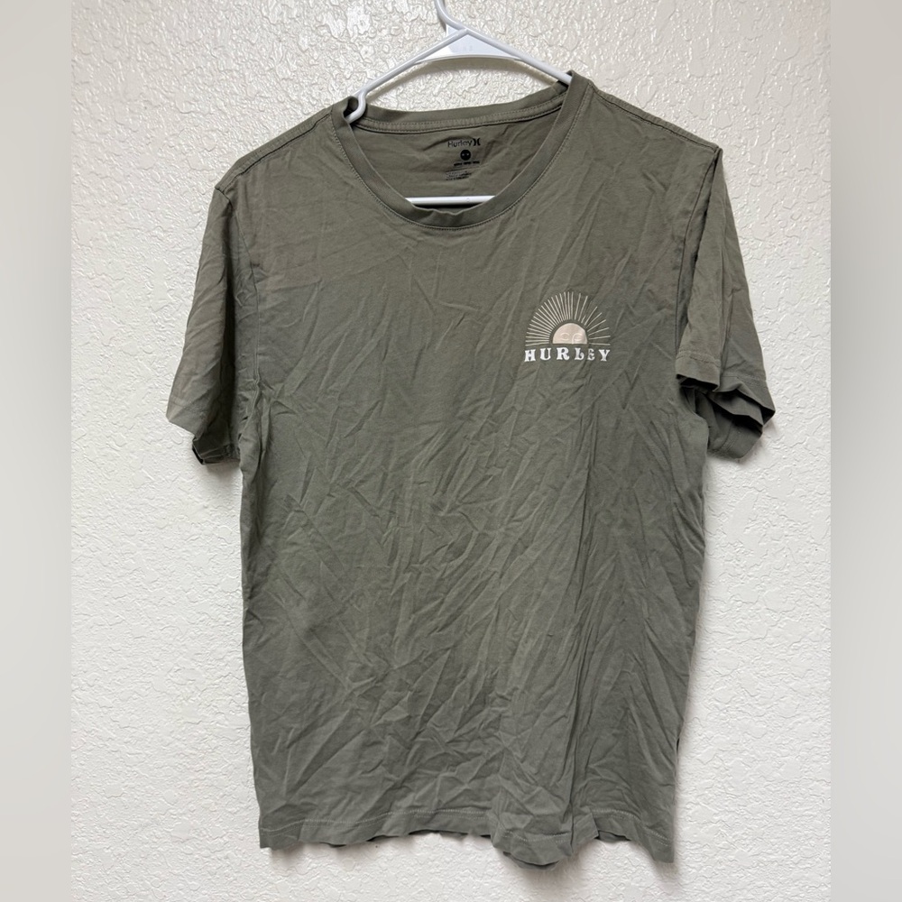 HURLEY Men's Green Sunburst Tee Size Medium - Picture 8 of 16